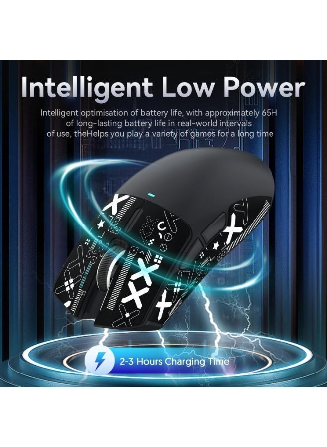 هجوم القرش ماوس الألعاب اللاسلكي Attack Shark X11 مع قاعدة شحن مغناطيسية وقاعدة RGB - Image 5